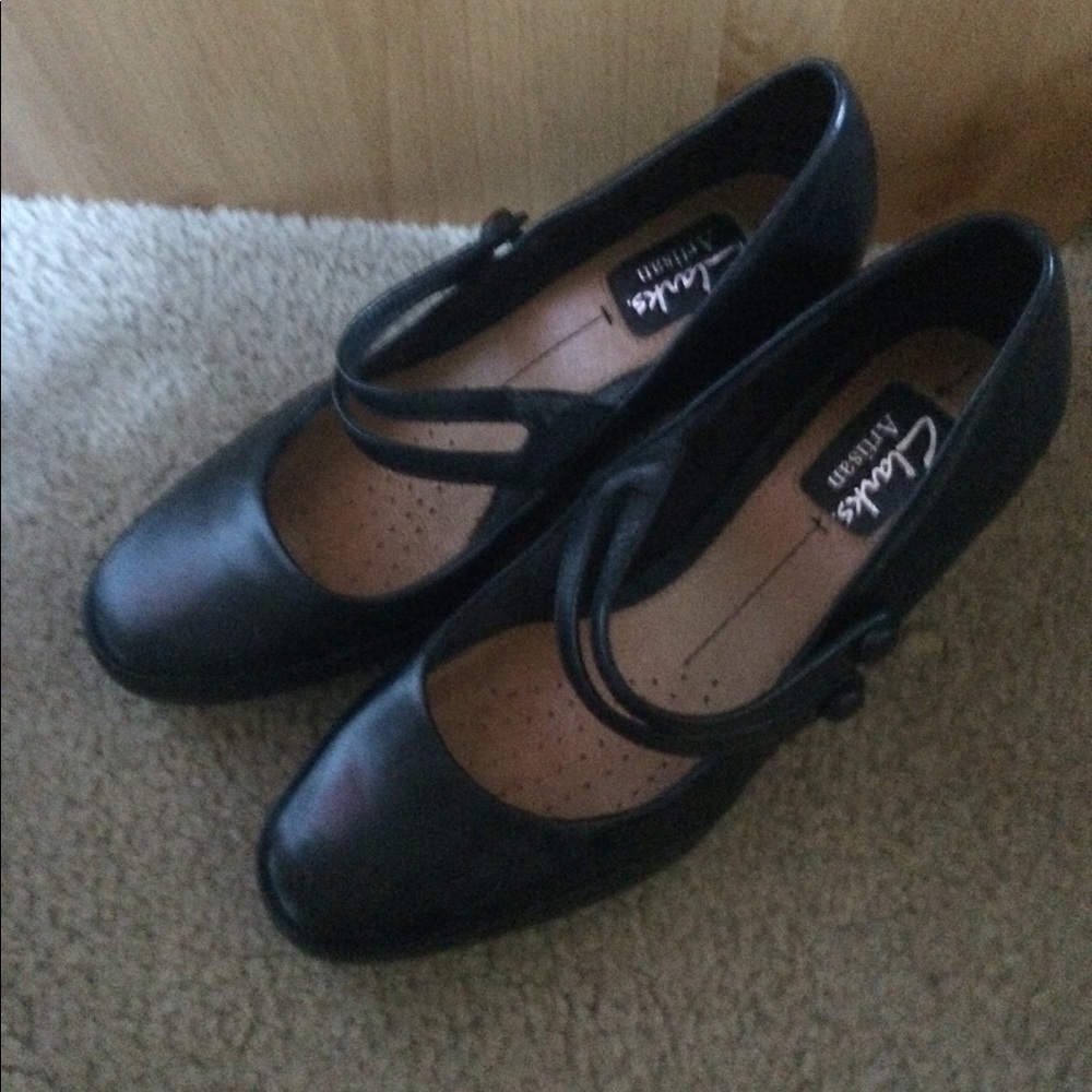 Clarks Black Heels